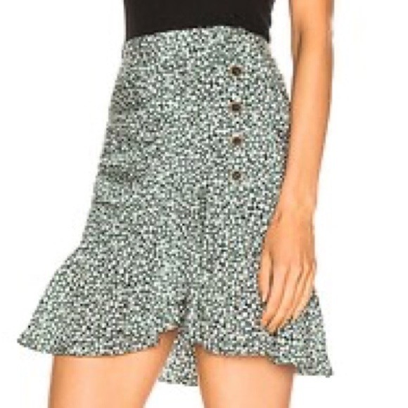 EUC VERONICA BEARD GIZELA BLOUSE & KAIA SKIRT SET IN FOREST GREEN - SIZE 8 - Picture 15 of 16